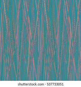Memfis style abstract backdrop. Geometric seamless pattern. Repeating decoration print. Seamless primitive geometric background.
