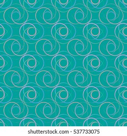 Memfis style abstract backdrop. Geometric seamless pattern. Repeating decoration print. Seamless primitive geometric background.