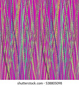 Memfis style abstract backdrop. Geometric seamless pattern. Repeating decoration print. Seamless primitive geometric background.