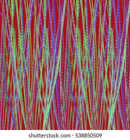 Memfis style abstract backdrop. Geometric seamless pattern. Repeating decoration print. Seamless primitive geometric background.
