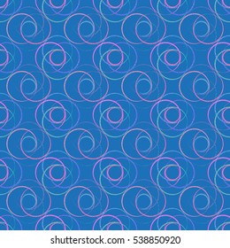 Memfis style abstract backdrop. Geometric seamless pattern. Repeating decoration print. Seamless primitive geometric background.