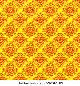 Memfis style abstract backdrop. Geometric seamless pattern. Repeating decoration print. Seamless primitive geometric background.
