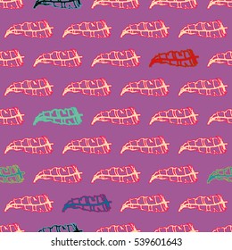 Memfis style abstract backdrop. Geometric seamless pattern. Repeating decoration print. Seamless primitive geometric background.