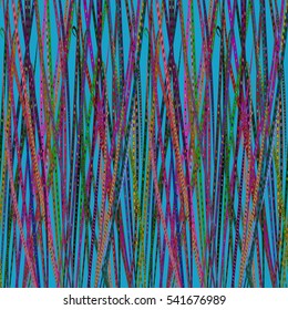 Memfis style abstract backdrop. Geometric seamless pattern. Repeating decoration print. Seamless primitive geometric background.