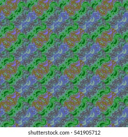 Memfis style abstract backdrop. Geometric seamless pattern. Repeating decoration print. Seamless primitive geometric background.