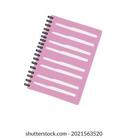 Memo-Buch-Symbol. Cartoon des Memobuchs, Vektorsymbol für Webdesign einzeln auf weißem Hintergrund