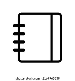 Memo book icon vector design template.