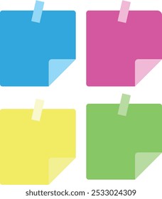 memo checklist deco diary message postit note notepad