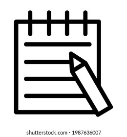 Memo icon isolated vector illustration. High quality black style vector icon