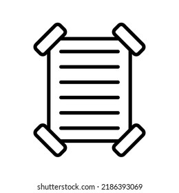 Memo icon. notepad sign. document and file symbol. vector illustration