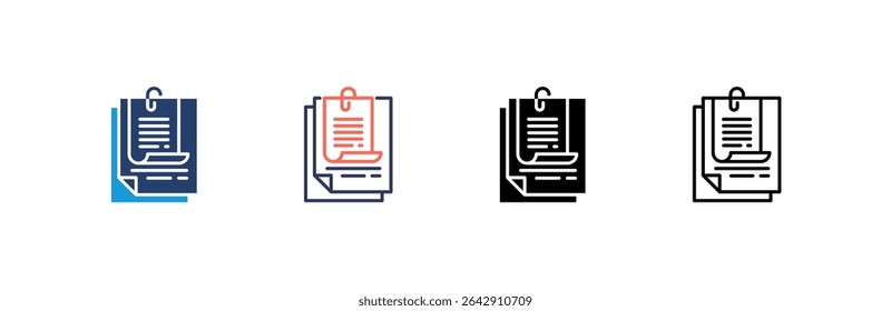 Memo Icon definir coleção de vários estilos