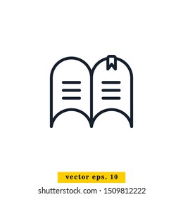 Memo Icon Vector Logo Design Template