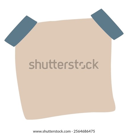 memo messages, vector notepaper design