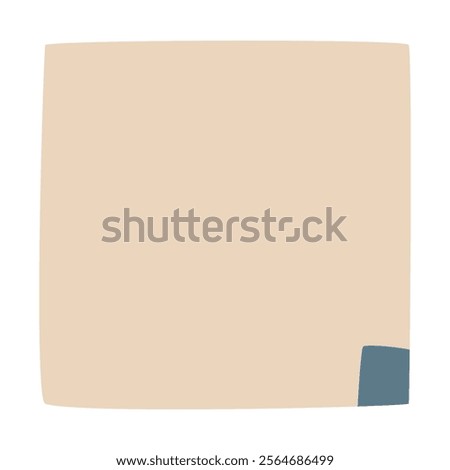 memo messages, vector notepaper illustration