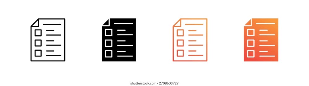 Memo Conjunto de iconos de estilos múltiples