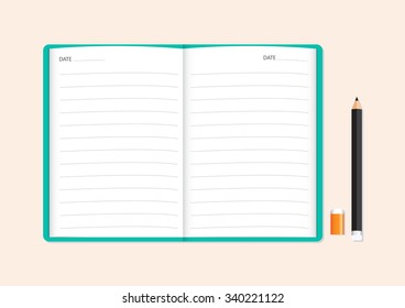  Memo Notbook Vector