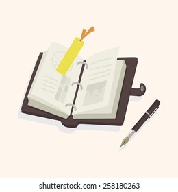 Memo notebook theme elements