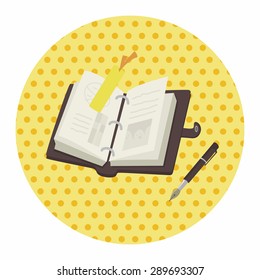 Memo notebook theme elements