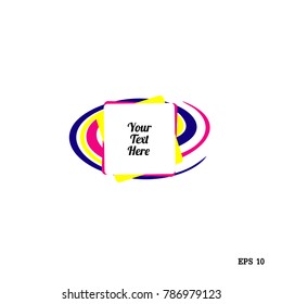 memo on color paint vector