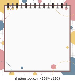 Memo Pad Background Material, Pop Design