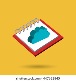 memo pad isolated icon design, vector illustration  graphic 