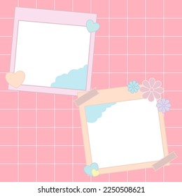 Memo paper,note pad,memo pad design background template 