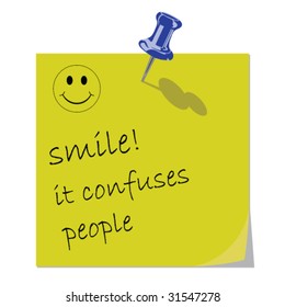 Memo Reminder Smile 1