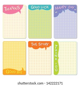  memo set