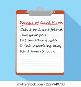  Memo writing icon flat vector. Text message