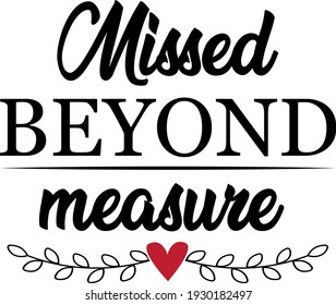 Memorable inscription. Touching heartwarming lettering illustration vector.