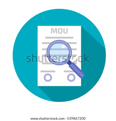 Memorandum Understanding MOU Icon Stock Vector (Royalty Free) 539867200 ...