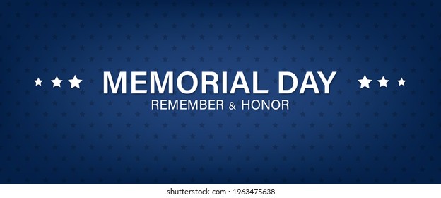 Memorial Day. American holiday background vector illustration