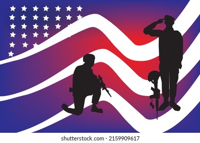 memorial day background to commemorate heroes
