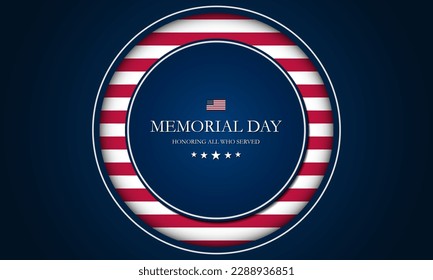 Diseño de fondo del día conmemorativo con honores a todos los que sirvieron texto 