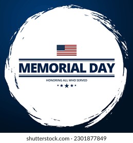 Diseño de fondo del día conmemorativo con honores a todos los que sirvieron texto