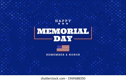Memorial Day. background design with US flag. It is suitable for banners, posters, websites, advertising. Vector illustration