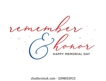 Memorial Day Background, Happy Memorial Day, Veteran's Day Celebration, Military Veteran Memorial, USA Holiday, Memorial Day Banner, Vector Illustration Background