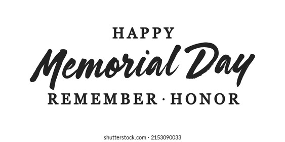 Memorial Day Background, Happy Memorial Day, Veteran's Day Celebration, Military Veteran Memorial, USA Holiday, Memorial Day Banner, Vector Illustration Background