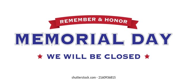 Memorial Day Background, Happy Memorial Day, Veteran's Day Celebration, Military Veteran Memorial, USA Holiday, Memorial Day Banner, Vector Illustration Background	