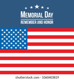 Memorial day background vector art