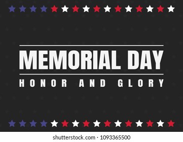 Memorial day background vector art. Background for memorial day collection style/ Vector illustration for memorial day - stock vector 
