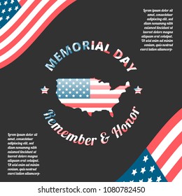 Memorial day banner