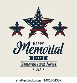 Memorial Day card or background. vector illustration.