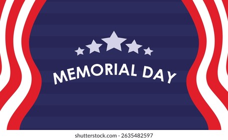 Memorial Day Celebration Stars, Stripes, and Remembrance