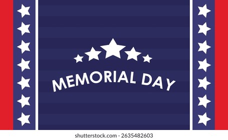 Memorial Day Celebration Stars, Stripes, and Remembrance