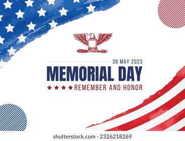 Memorial Day Celebration Vector Design