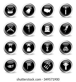 Memorial day chrome icons for web