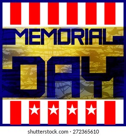 Memorial day.
Day dedicated to the memory of soldiers killed in all the wars and armed conflicts.