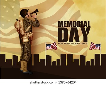 Memorial Day is a federal holiday in the United States for remembering and honoring persons who have died