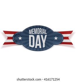 Memorial Day greeting Badge